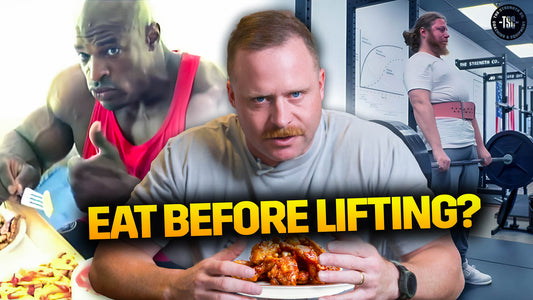 should I eat before lifting weights? 