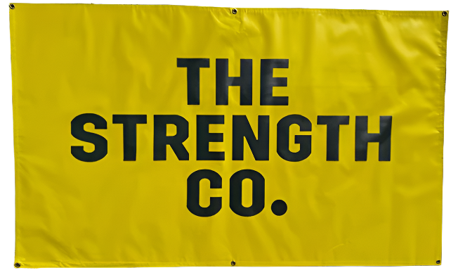 The Strength Co. Gym Flag Banner
