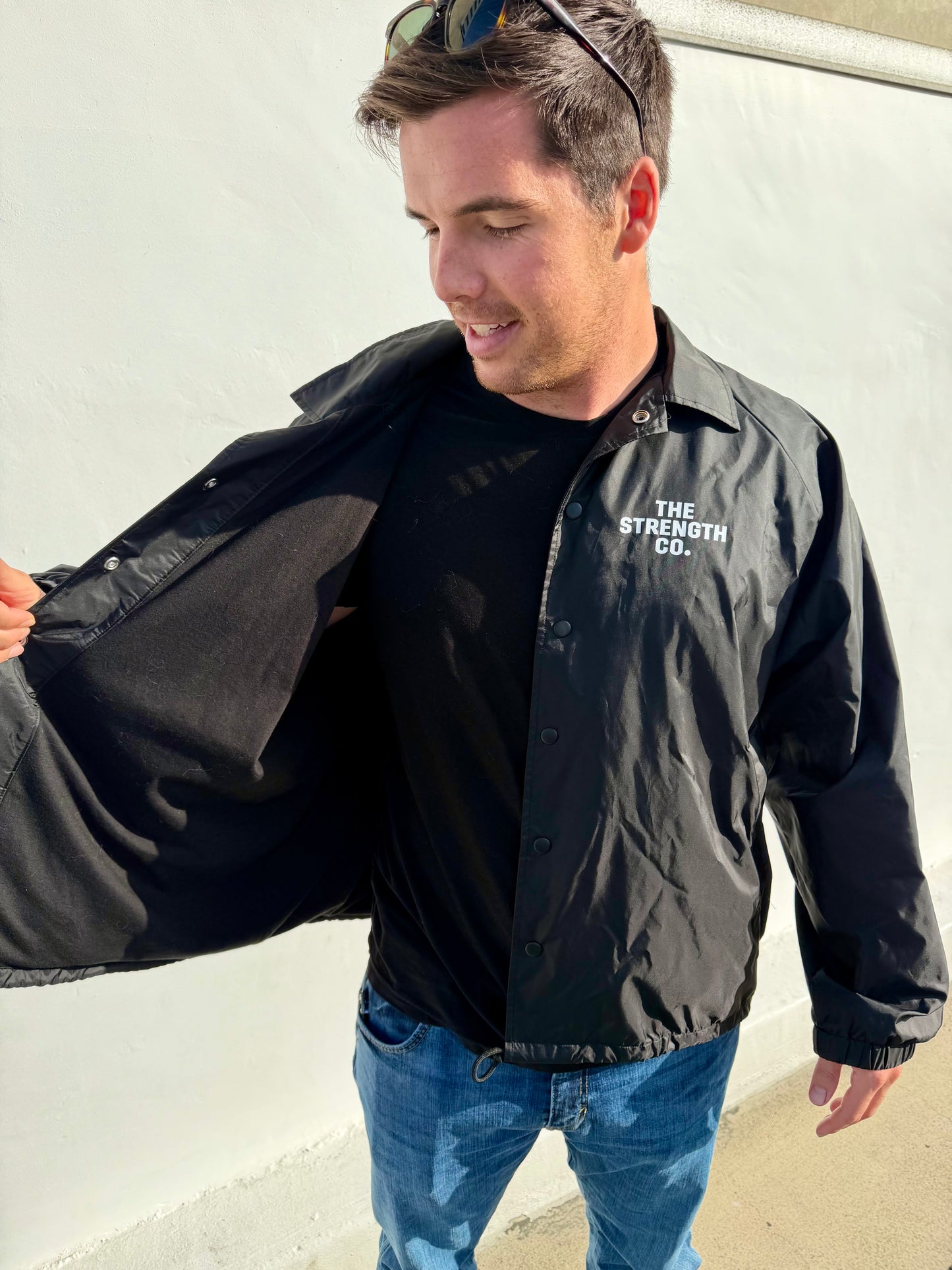 The Strength Co. Raglan Coaches Jacket