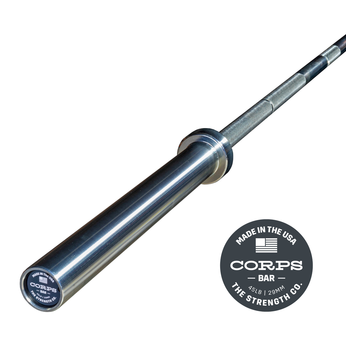 Corps Olympic Power Bar - 20KG (45LB) – The Strength Co.