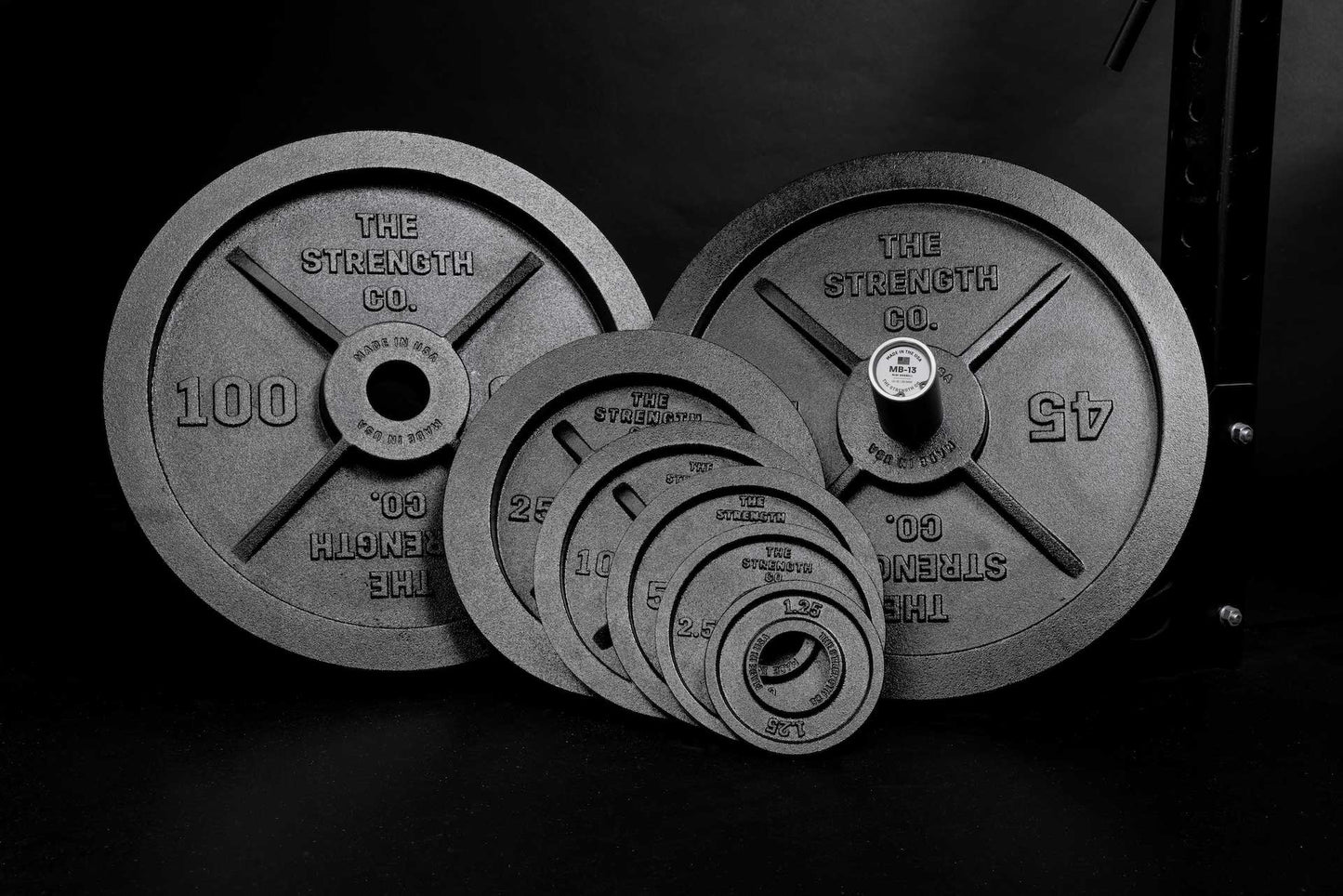 The Strength Co. Olympic Iron Barbell Plates