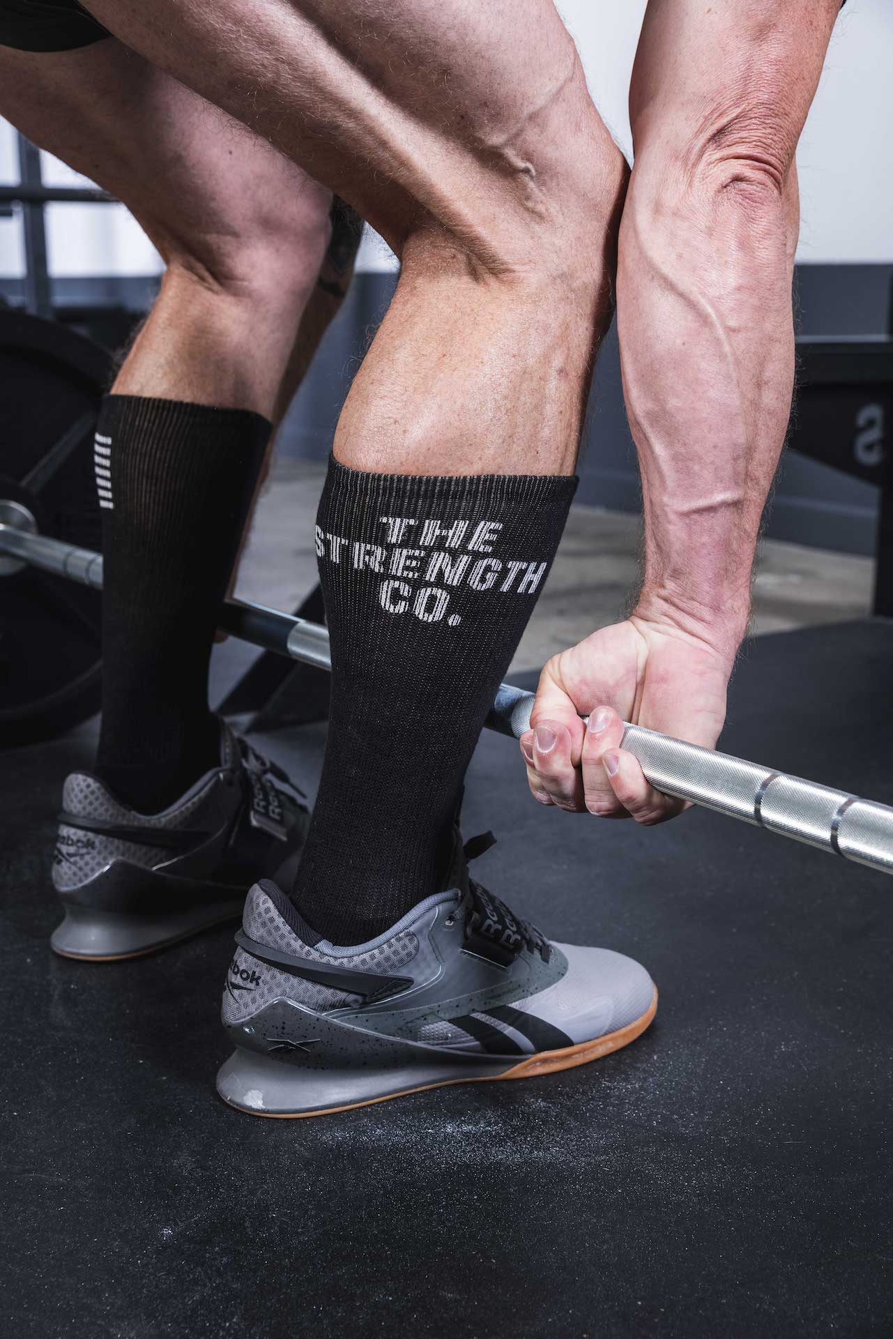 deadlift socks black