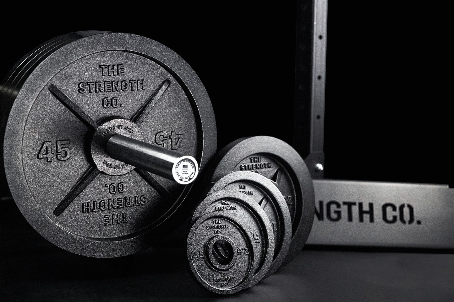 The Strength Co. Olympic Iron Barbell Plates