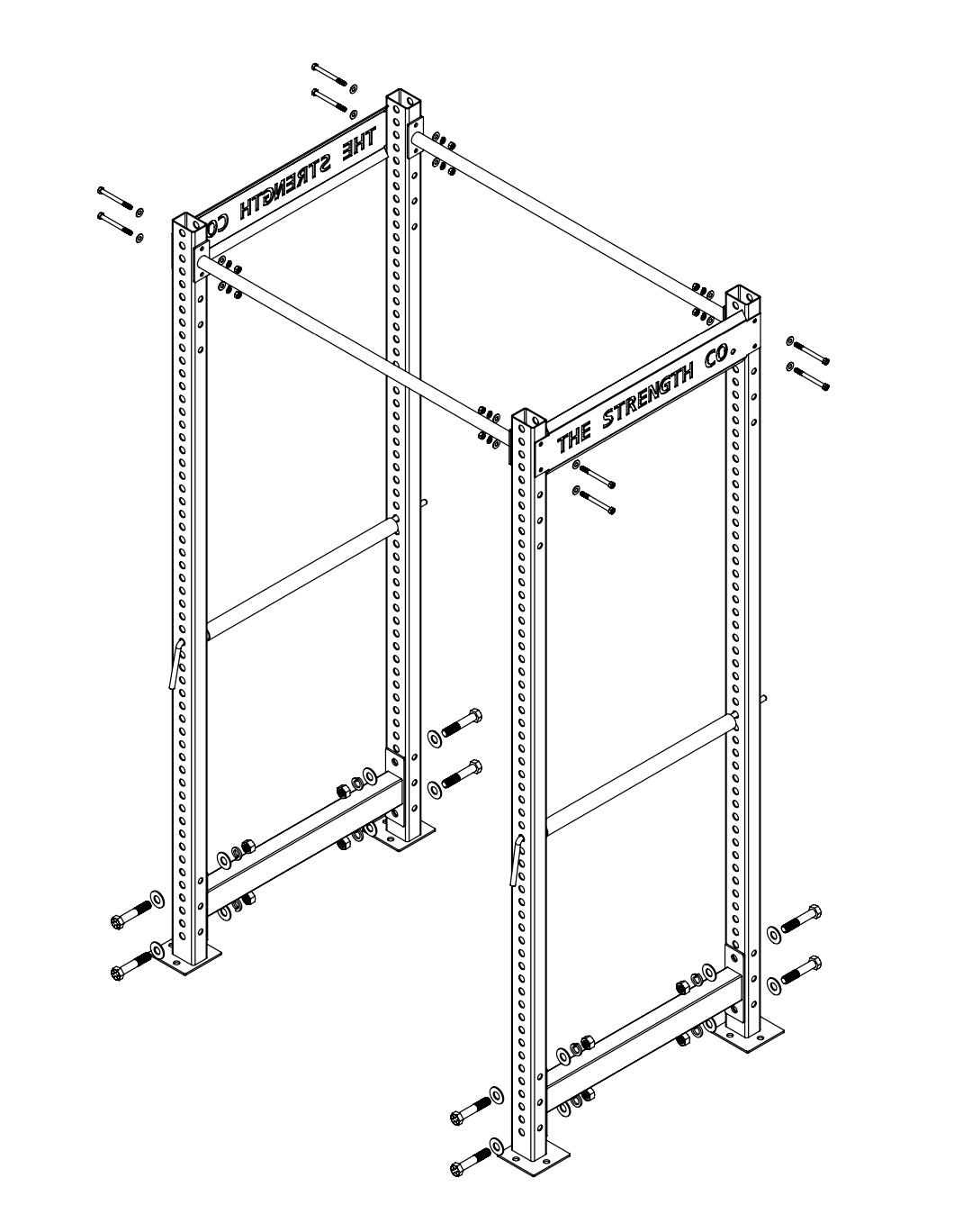 USA Power Squat Rack - "The General"