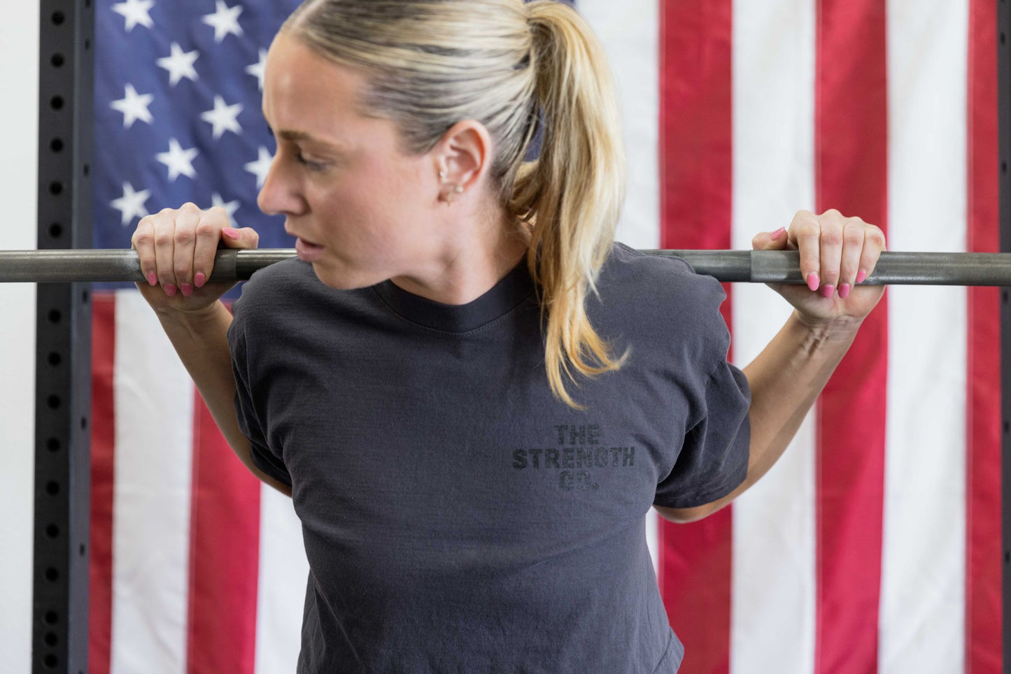 Women's Oversized Crop Top -- Made in USA