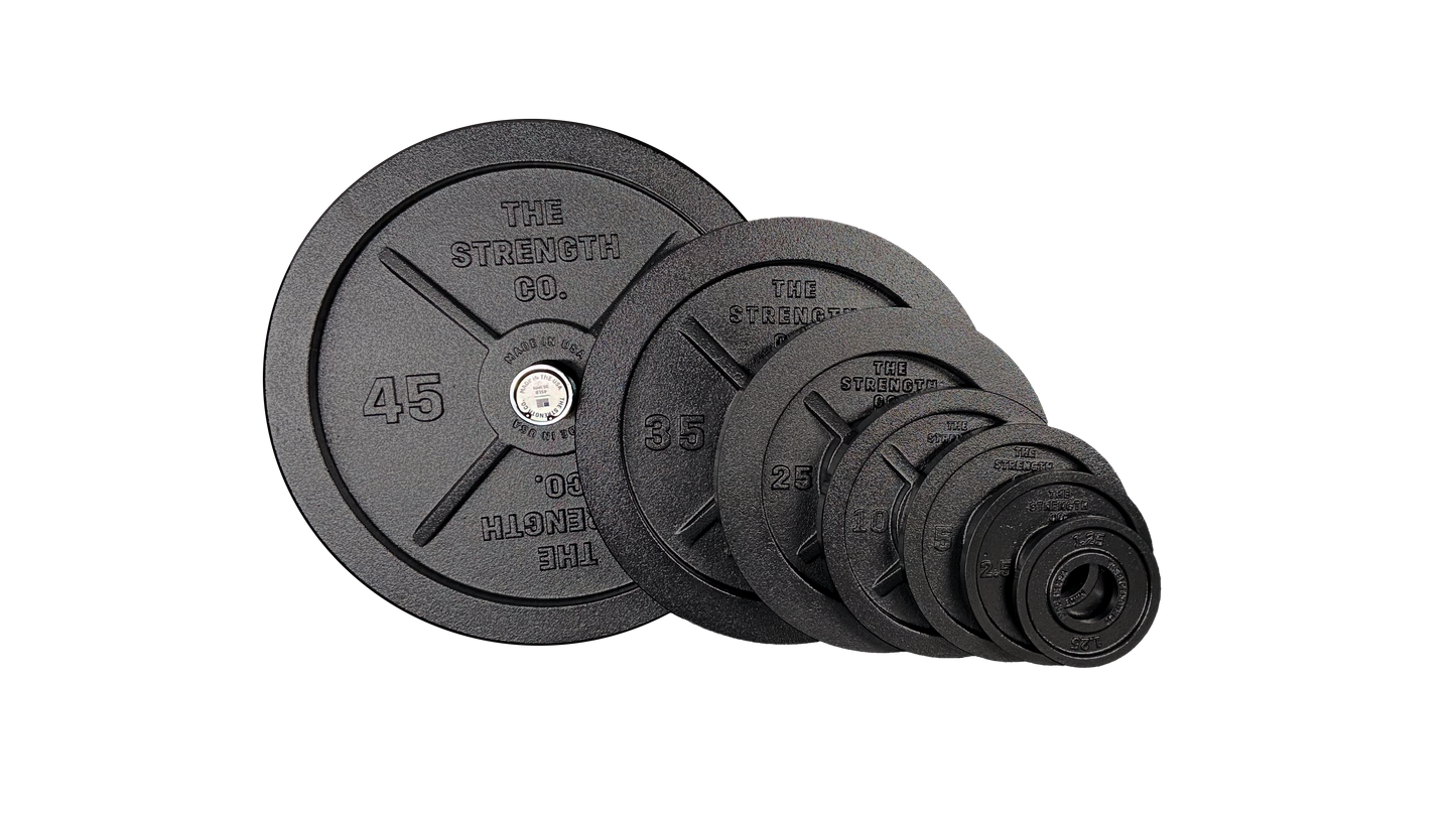 The Strength Co. Olympic Iron Barbell Plates