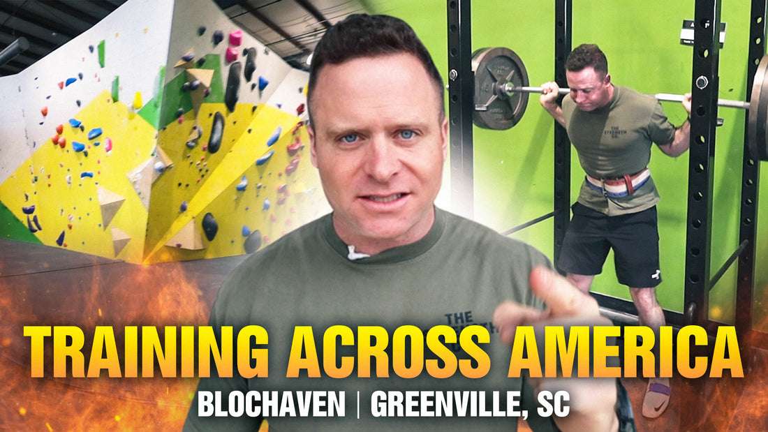 Rock climbing barbell gym