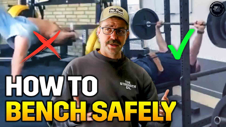 Getting Bench How To Not Get Hurt When You Bench Press - 3 Safety Tips – The Strength Co.
