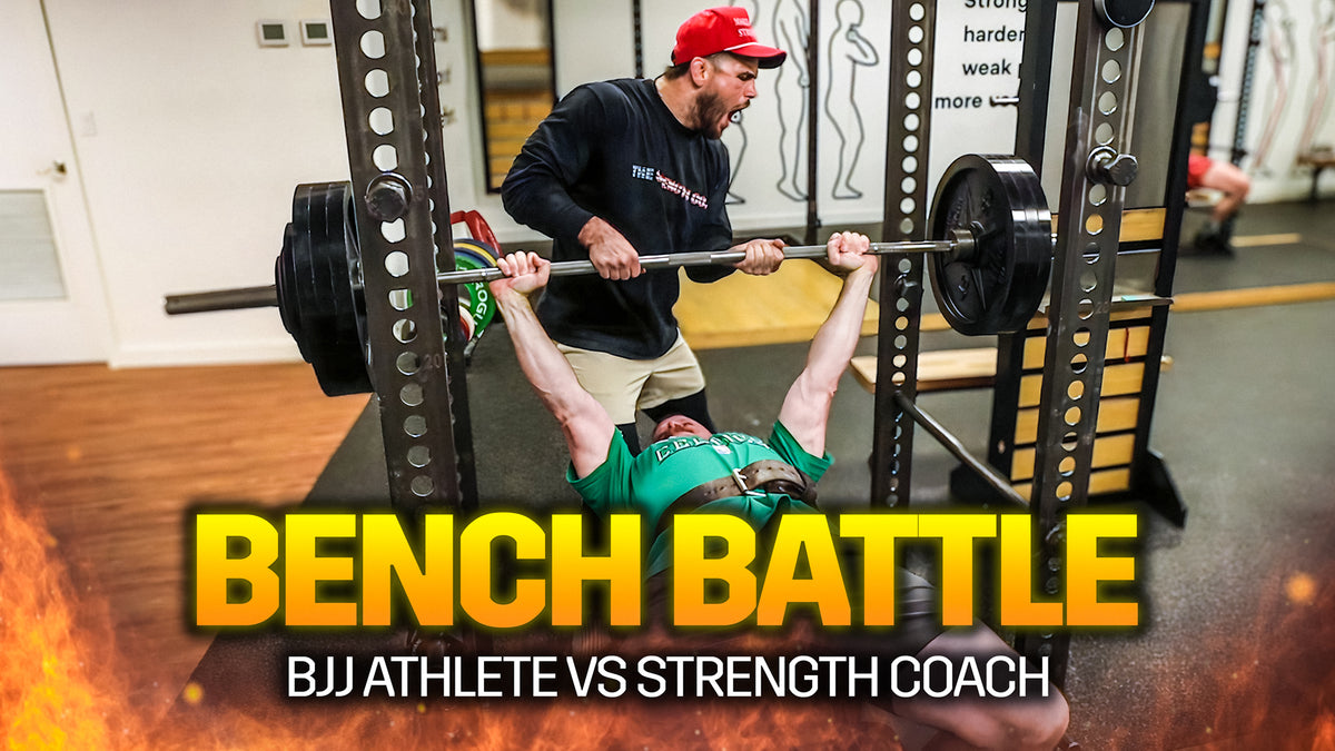 BJJ Athlete Vs Strength Coach Bench STAND OFF | PR’s , BJJ Strength Tr ...