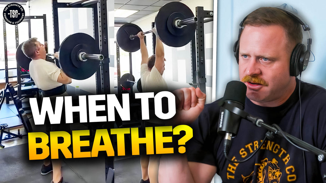 breathing during the press