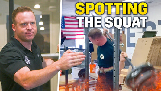 how to safely spot the squat