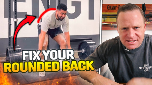 fix your rounded back when deadlifting