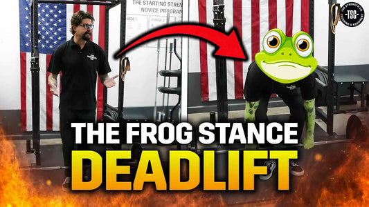 frog stance deadlift
