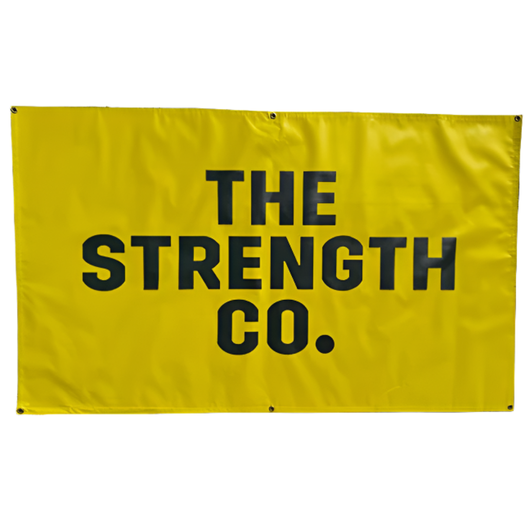 The Strength Co. Gym Flag Banner