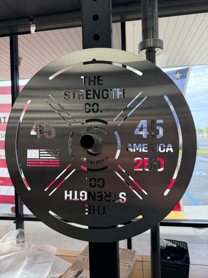 Stainless Steel America 250 Plate Replica