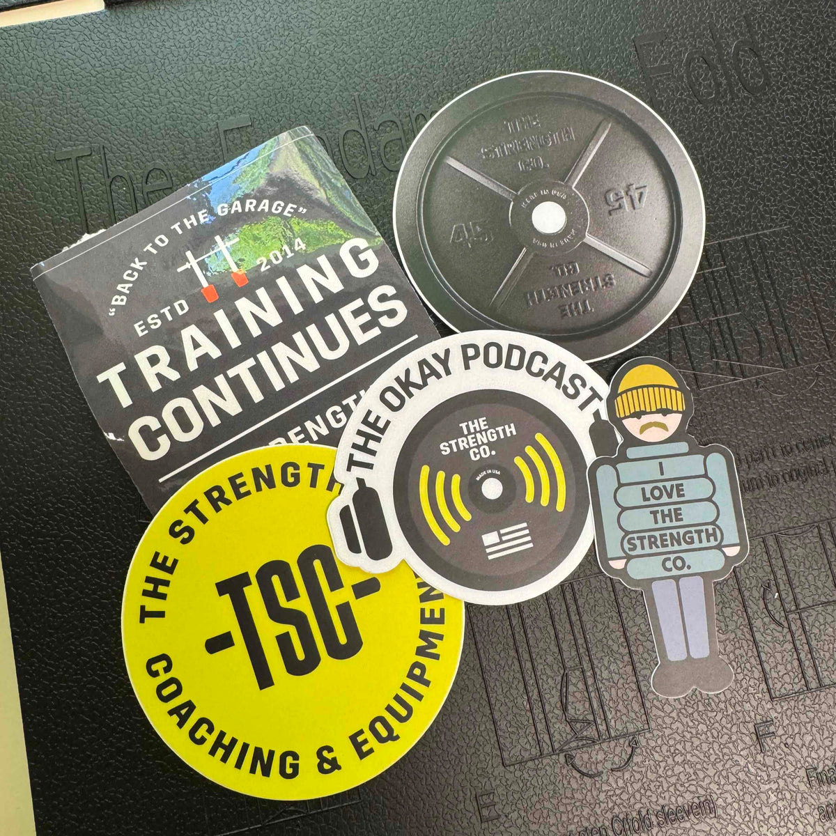 Check Strength Sticker The Strength Co. Sticker Pack