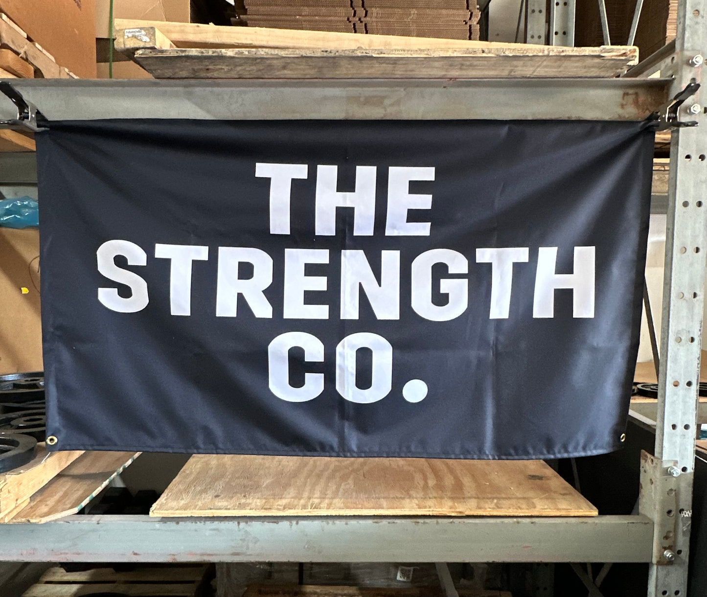 The Strength Co. Gym Flag Banner