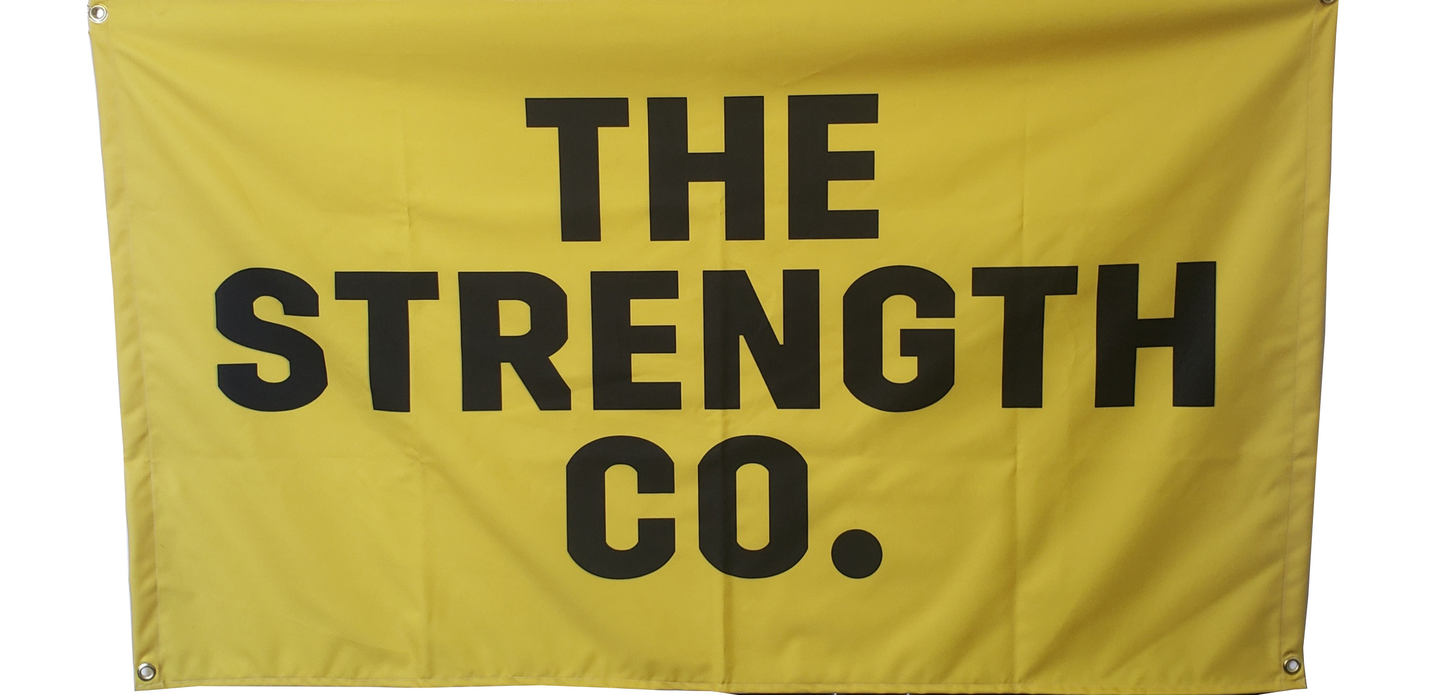 The Strength Co. Gym Flag Banner