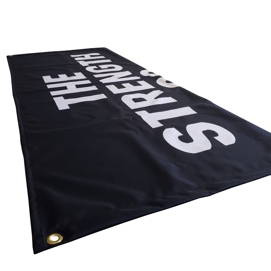 The Strength Co. Gym Flag Banner
