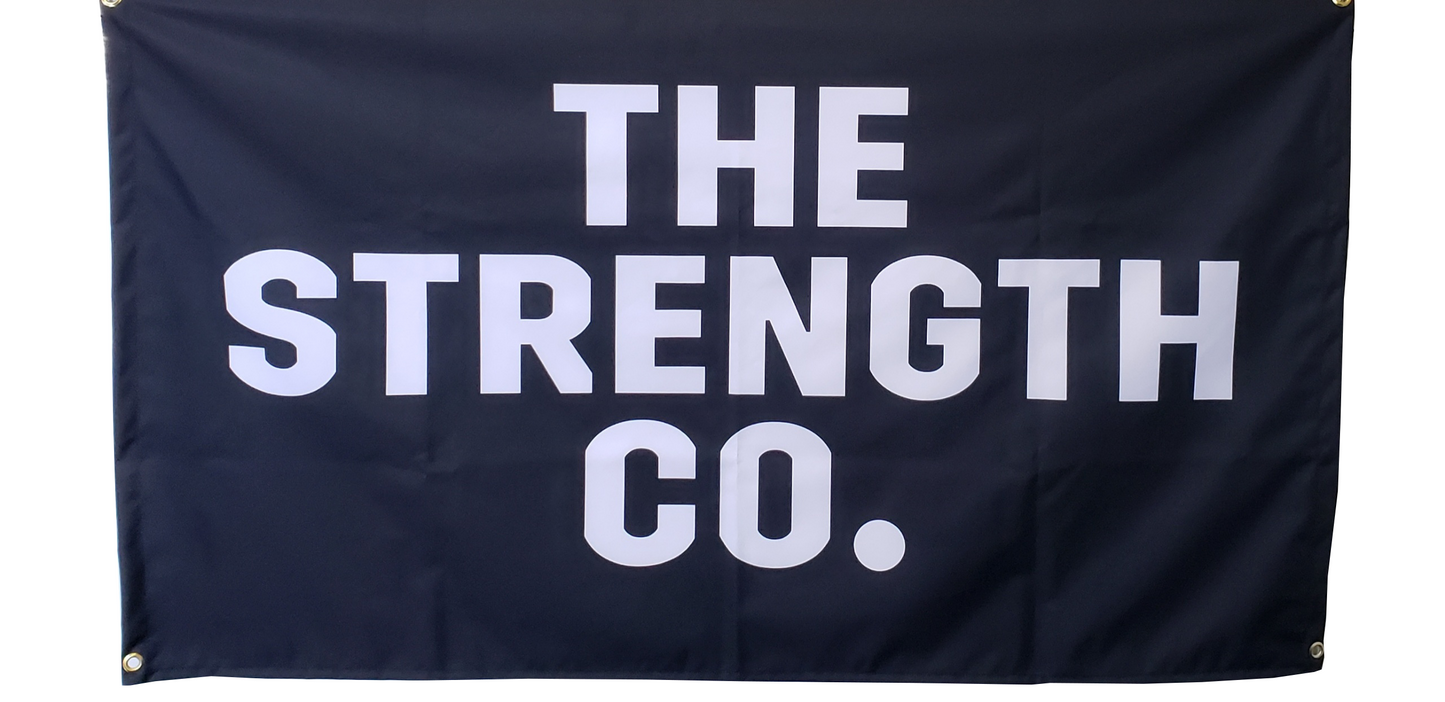 The Strength Co. Gym Flag Banner