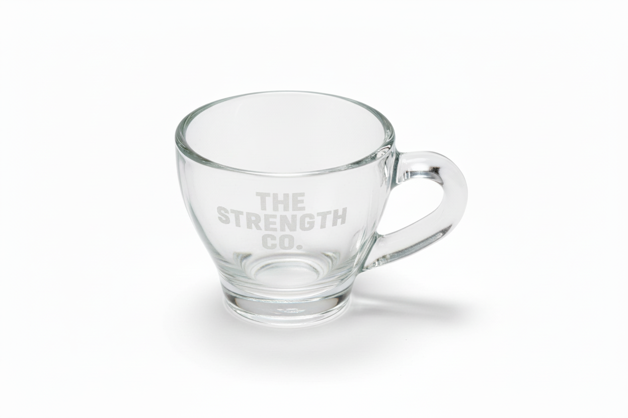 The Strength Co. Glass Espresso Cup