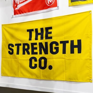 The Strength Co. Gym Flag Banner