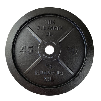 USA olympic iron barbell plate 45lb