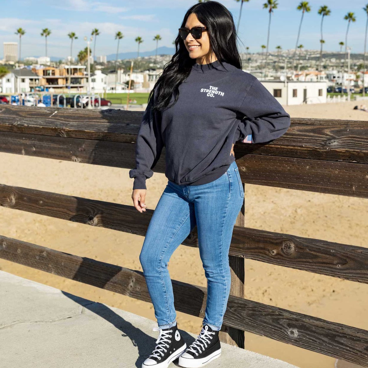 The Strength Co. Charcoal Crewneck Sweatshirt
