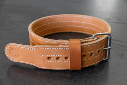 Double Ply Leather Weightlifting Belt