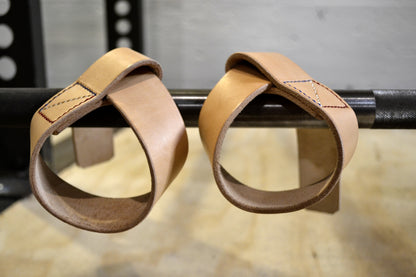Leather Deadlift Straps - Made In USA