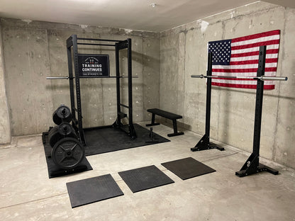 Garage Gym Training Continues Banner